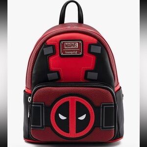 Loungefly Marvel Red and Black Backpack